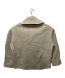 45R (フォーティーファイブアール) ツイル KNIT PEA JACKET グレー：12800円