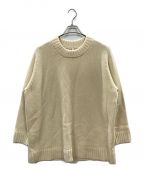 FIRMUMフィルマム）の古着「Super 100Mule Tweed Wool Big Knit　フィルマム　FR241KF」｜ベージュ