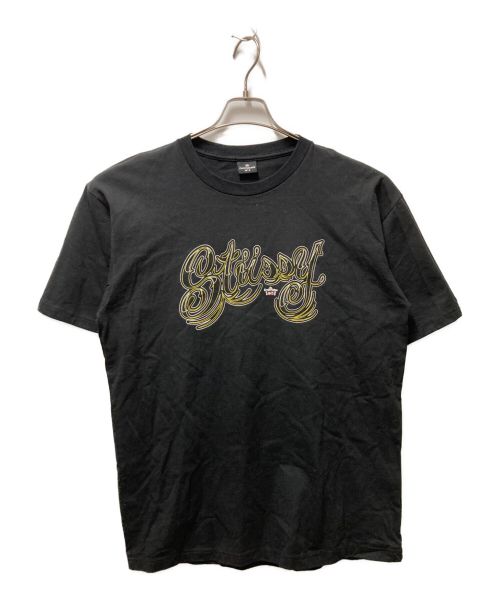 stussy（ステューシー）stussy (ステューシー) プリントTシャツ ブラック サイズ:表記なしの古着・服飾アイテム