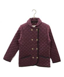 Traditional Weatherwear（トラディショナルウェザーウェア）の古着「ウールキルティングジャケット/Traditional Weatherwear」｜パープル