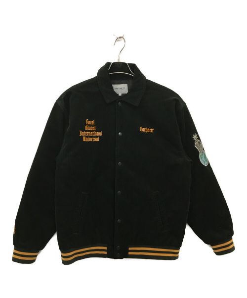 Carhartt WIP（カーハート ワークインプログレス）Carhartt WIP (カーハートダブリューアイピー) LETTERMAN JACKET グリーン サイズ:Ｌの古着・服飾アイテム