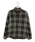 SUPREMEシュプリーム）の古着「23SS Pullover Plaid Flannel Shirt」｜ブラック