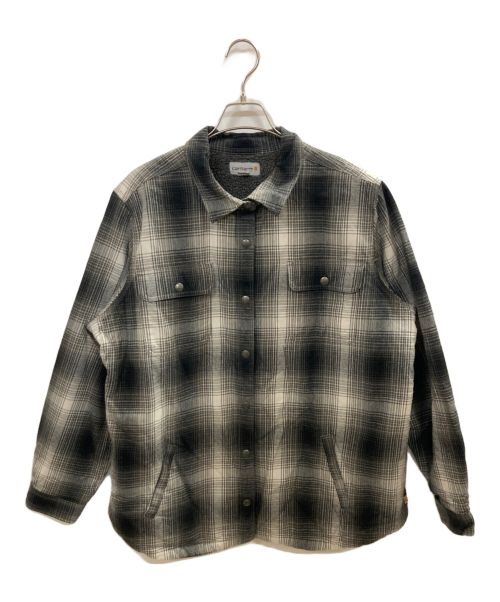 CarHartt（カーハート）CarHartt (カーハート) HUBBARD SHERPA LINED SHIRT/CarHartt グレー サイズ:XLの古着・服飾アイテム