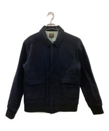 WOOLRICH（ウールリッチ）の古着「ウールジップジャケット」｜ネイビー