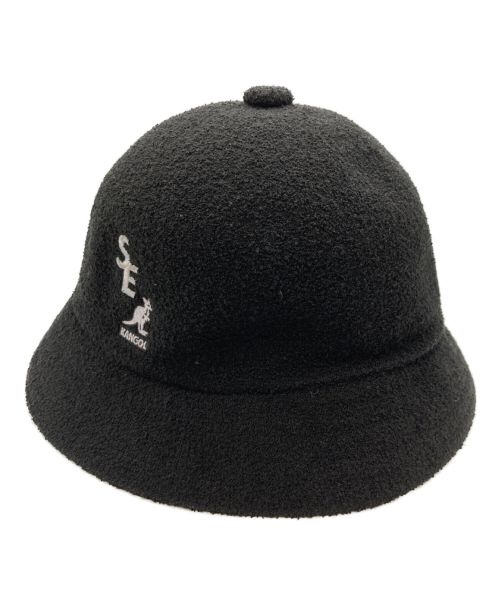 KANGOL（カンゴール）KANGOL (カンゴール) WIND AND SEA (ウィンダンシー) ハット ブラック サイズ:Ｌの古着・服飾アイテム