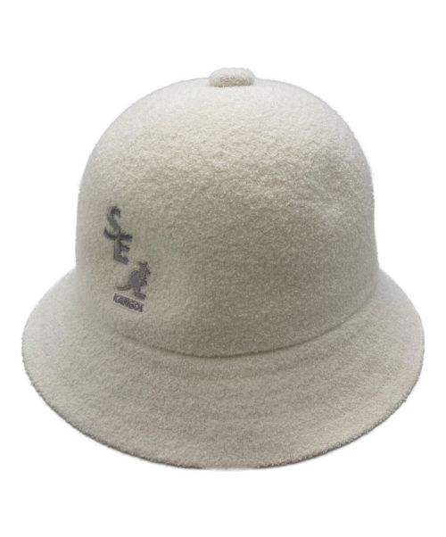 KANGOL（カンゴール）KANGOL (カンゴール) WIND AND SEA (ウィンダンシー) ハット ホワイト サイズ:Ｌの古着・服飾アイテム