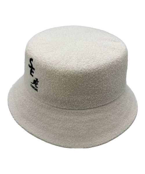 KANGOL（カンゴール）KANGOL (カンゴール) WIND AND SEA (ウィンダンシー) ハット ホワイト サイズ:Ｌの古着・服飾アイテム