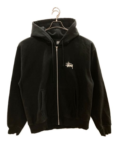 stussy（ステューシー）stussy (ステューシー) ジップパーカー ブラック サイズ:XLの古着・服飾アイテム