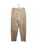 AURALEE×EDIFICEオーラリー×エディフィス）の古着「FINX NYLON STRETCH WIDE SLACKS」｜ベージュ