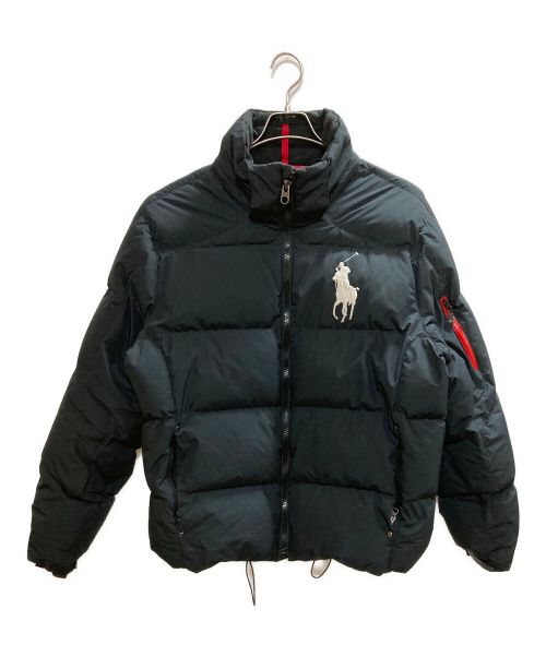 POLO RALPH LAUREN（ポロ・ラルフローレン）POLO RALPH LAUREN (ポロ・ラルフローレン) ビッグポニーダウンジャケット ブラック サイズ:Ｌの古着・服飾アイテム