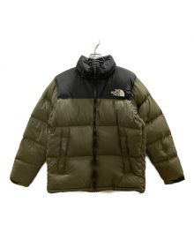 THE NORTH FACE（ザ ノース フェイス）の古着「ダウンジャケット」｜カーキ×ブラック