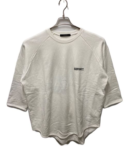 SOPHNET.（ソフネット）SOPHNET. (ソフネット) 3 4 SLEEVE WIDE SWEAT ホワイト サイズ:Ｍの古着・服飾アイテム