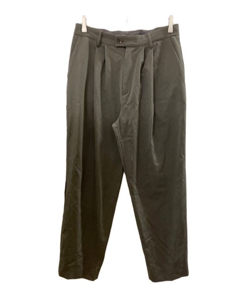 stein（シュタイン）stein (シュタイン) Wide Tapered Trousers グレー サイズ:Ｍの古着・服飾アイテム