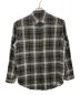 LAD MUSICIAN（ラッドミュージシャン）の古着「STANDARD SHIRT RAYON OMBRE CHECK」｜ブラック