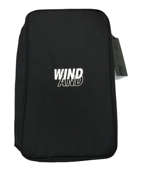 WIND AND SEA（ウィンド アンド シー）WIND AND SEA (ウィンダンシー) SEA RIPSTOP NYLON SHOES BAG ブラックの古着・服飾アイテム