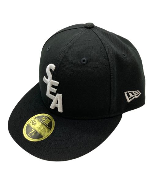 WIND AND SEA（ウィンド アンド シー）WIND AND SEA (ウィンダンシー) New Era (ニューエラ) Low Profile 59 FIFTY CAP ブラックの古着・服飾アイテム