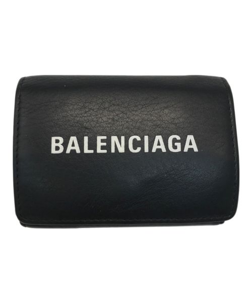 BALENCIAGA（バレンシアガ）BALENCIAGA (バレンシアガ) 3つ折り財布 ブラックの古着・服飾アイテム