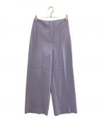 theoryセオリー）の古着「22SS Bistretch Double 3 HW Pants　01-2106422」｜パープル