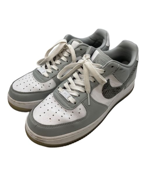 NIKE（ナイキ）NIKE (ナイキ) By You Air Force 1 Low Unlockd ホワイト×グレー サイズ:26.5cmの古着・服飾アイテム