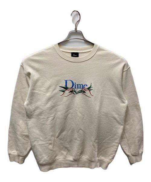 Dime（ダイム）Dime (ダイム) クルーネックスウェット ベージュ サイズ:Ｌの古着・服飾アイテム