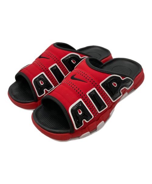 NIKE（ナイキ）NIKE (ナイキ) AIR MORE UPTEMPO SLIDE UNIVERSITY RED/WHITE-BLACK-CLEAR レッド サイズ:28cmの古着・服飾アイテム