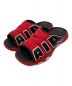 NIKE（ナイキ）の古着「AIR MORE UPTEMPO SLIDE UNIVERSITY RED/WHITE-BLACK-CLEAR」｜レッド