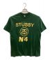 stussy（ステューシー）の古着「プリントTシャツ」｜グリーン