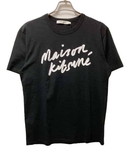 maison kitsune（メゾンキツネ）maison kitsune (メゾンキツネ) Tシャツ ブラック サイズ:Ｌの古着・服飾アイテム