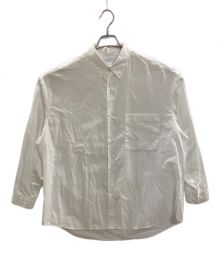 Graphpaper（グラフペーパー）の古着「Broad L/S Oversized Regular Collar Shirt」｜ホワイト