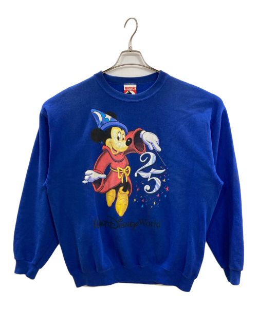 MICKEY（ミッキー）MICKEY (ミッキー) プリントスウェット ブルー サイズ:XLの古着・服飾アイテム