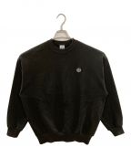 KEBOZケボズ）の古着「BB SMALL WAPPEN SWEAT」｜ブラック