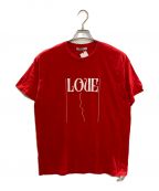 MAISON SPECIALメゾンスペシャル）の古着「LOVE T Shirt」｜レッド
