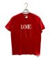 MAISON SPECIAL（メゾンスペシャル）の古着「LOVE T Shirt」｜レッド