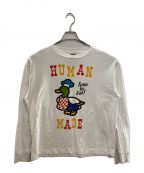 HUMAN MADEヒューマンメイド）の古着「Graphic L/S T-Shirt」｜ホワイト