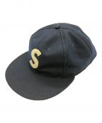 SUPREMEシュプリーム）の古着「Wool S Logo 6-Panel」｜ネイビー