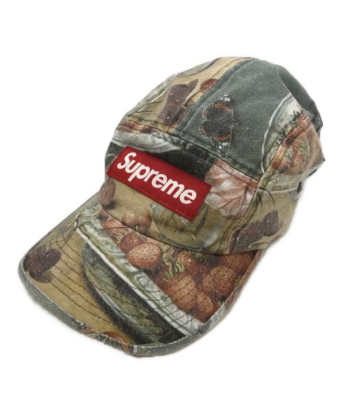 SUPREME（シュプリーム）SUPREME (シュプリーム) Strawberries Camp Cap グリーン×レッドの古着・服飾アイテム