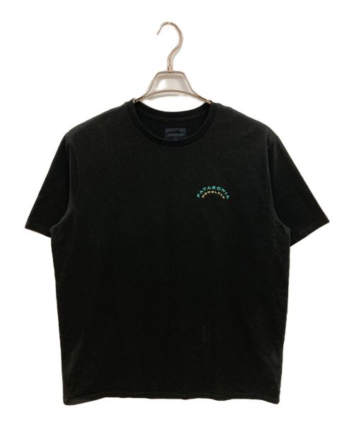 Patagonia（パタゴニア）Patagonia (パタゴニア) バックプリントTシャツ ブラック サイズ:Mの古着・服飾アイテム