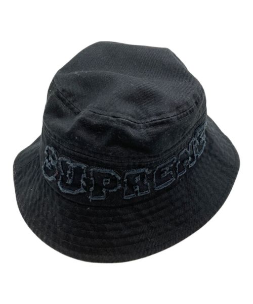 SUPREME（シュプリーム）SUPREME (シュプリーム) 22SS cut out crusher バケットハットブラック/シュプリーム ブラックの古着・服飾アイテム