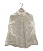 BRUNELLO CUCINELLIブルネロクチネリ）の古着「ドットシャツ/ブルネロクチネリ　DW5226111」｜ホワイト
