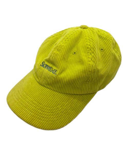 SUPREME（シュプリーム）SUPREME (シュプリーム) 20SSCorduroy 6-Panel Cap/6パネルコーデュロイキャップ/シュプリーム イエローの古着・服飾アイテム