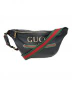 GUCCIグッチ）の古着「ウエストバッグ/GUCCI/525040」｜ブラック