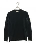 STONE ISLANDストーンアイランド）の古着「CREW NECK KNIT/STONE ISLAND」｜ブラック