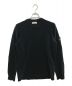 STONE ISLAND（ストーンアイランド）の古着「CREW NECK KNIT/STONE ISLAND」｜ブラック