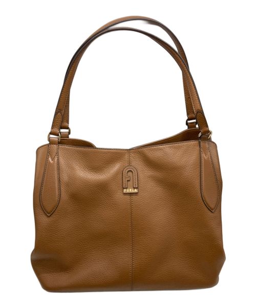 FURLA（フルラ）FURLA (フルラ) DAFNE HOBOトートバッグ/フルラ ベージュの古着・服飾アイテム