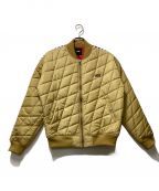 VANSバンズ）の古着「Quilting Bomber JKT」｜ベージュ