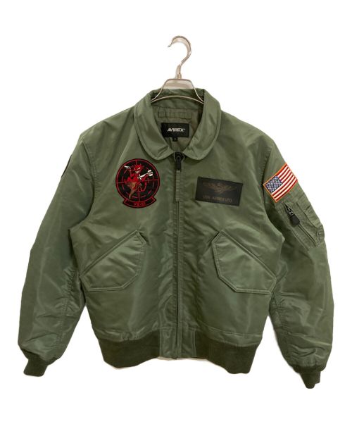 AVIREX（アヴィレックス）AVIREX (アヴィレックス) CWU-36P VX-31/AVIREX/TOPGUN カーキ サイズ:Ｌの古着・服飾アイテム