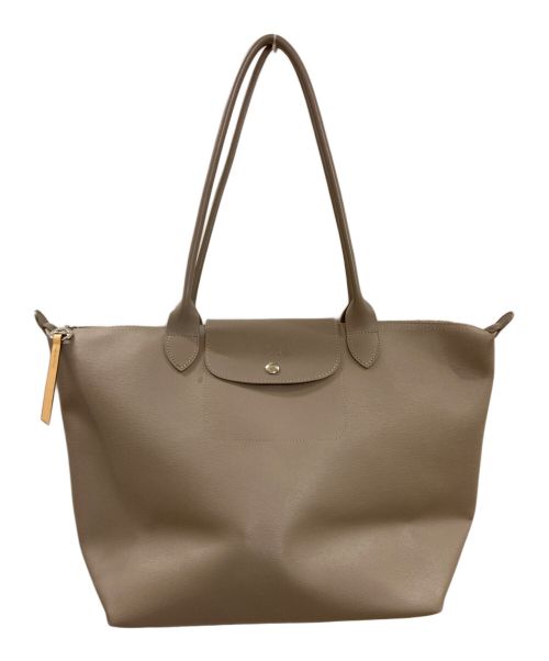 LONGCHAMP（ロンシャン）LONGCHAMP (ロンシャン) ル プリアージュ シティ トートバッグ/LONGCHAMP/Lサイズ ベージュ サイズ:Ｌの古着・服飾アイテム