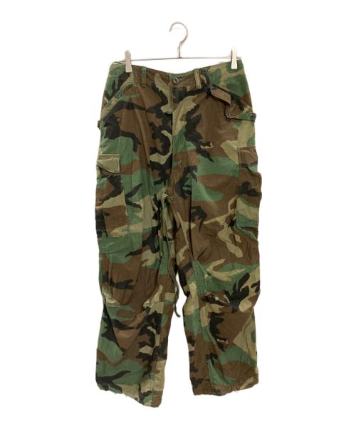 US ARMY（ユーエスアーミー）US ARMY (ユーエスアーミー) M-65 Trousers WOODLAND CAMO 8415-01-099-7858 カーキ サイズ:78.5cm (W31)の古着・服飾アイテム