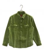 SUPREMEシュプリーム）の古着「ジャケット/Supreme/SS21 Supreme Washed Corduroy Shirt」｜カーキ