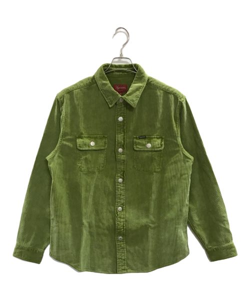 SUPREME（シュプリーム）SUPREME (シュプリーム) ジャケット/Supreme/SS21 Supreme Washed Corduroy Shirt カーキ サイズ:Ｍの古着・服飾アイテム